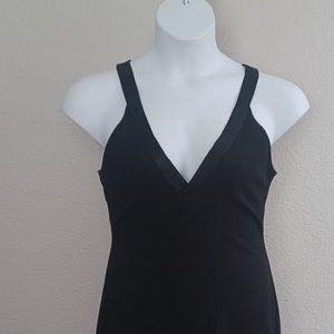 BEBE RHINESTONE LITTLE BLACK DRESS